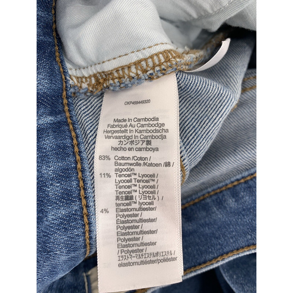 Madewell CALI DEMI-BOOT Jean Women's Size 25 x 27 Medium Wash High Rise - Picture 12 of 14